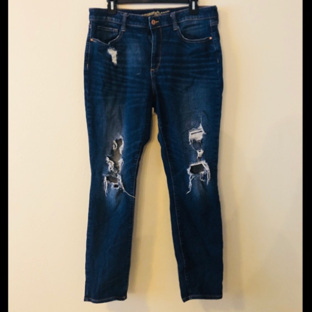 Arizona Hi-rise ripped jeans